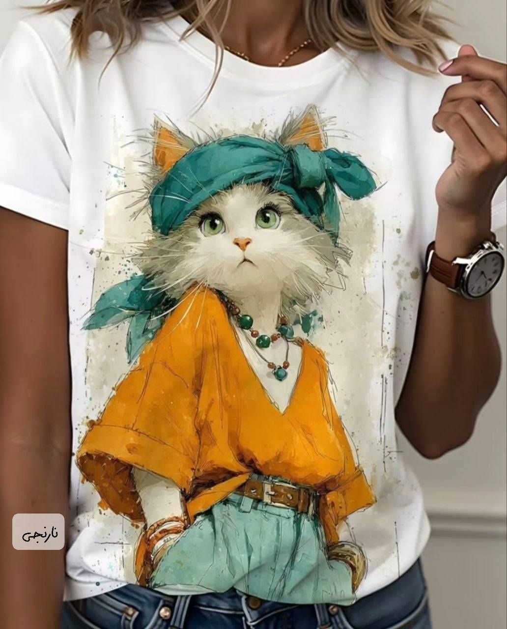 تیشرت گربه