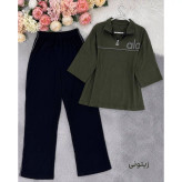 ست تیشرت شلوار نیم زیپ گلکسی