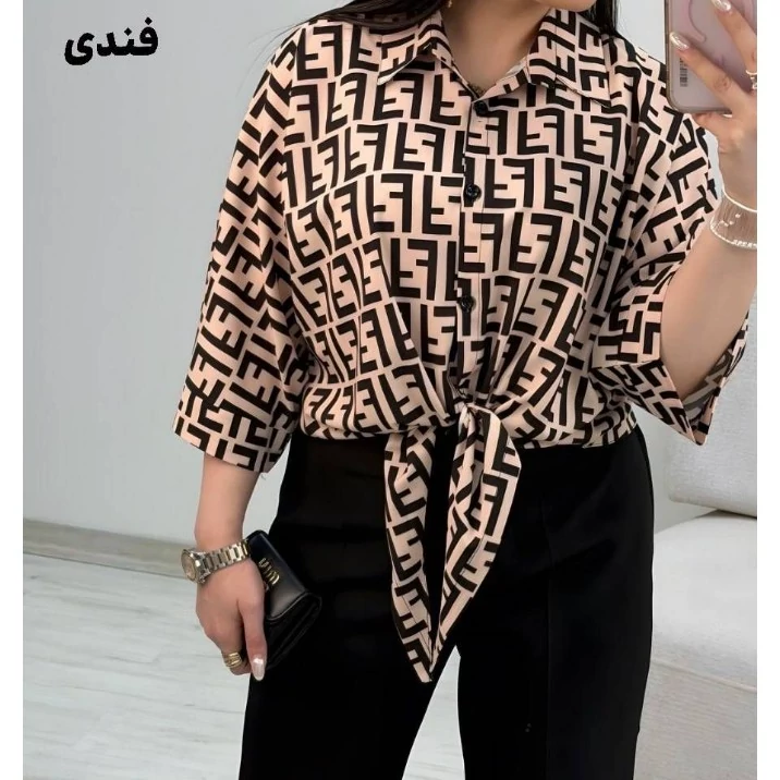 شومیز گره ای آیسوSa