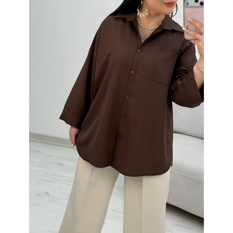 شومیز تک جیب ترمه