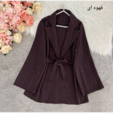 کت کمربنددار جگوار نگینی
