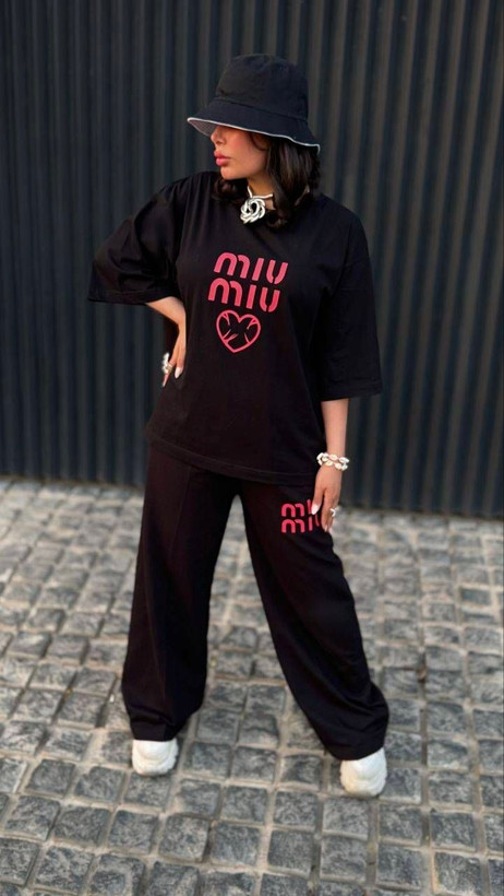 ست تیشرت شلوار miu miu