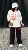 ست تیشرت شلوار miu miu